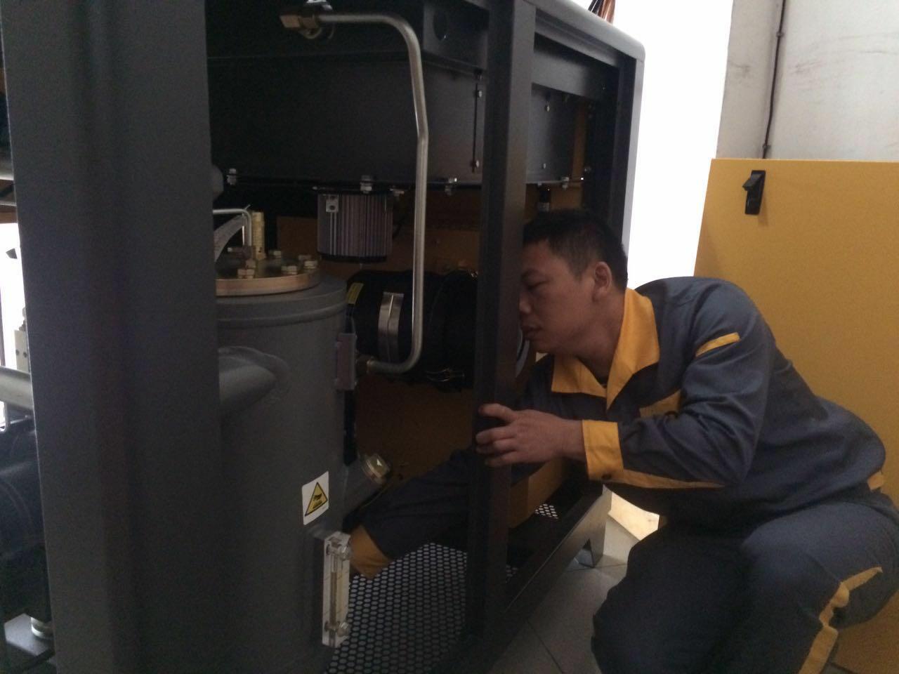 螺杆空压机排气压力过低故障分析